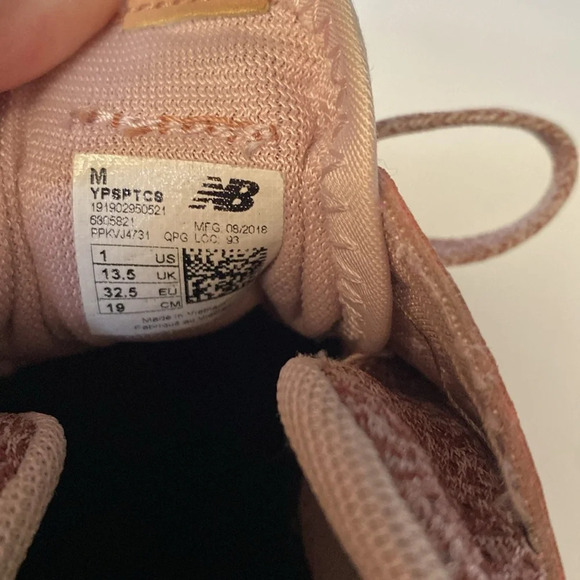 New Balance Fresh‎ Foam Dusty Pink Youth Size 1 - Picture 8 of 8